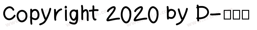 Copyright 2020 by D字体转换